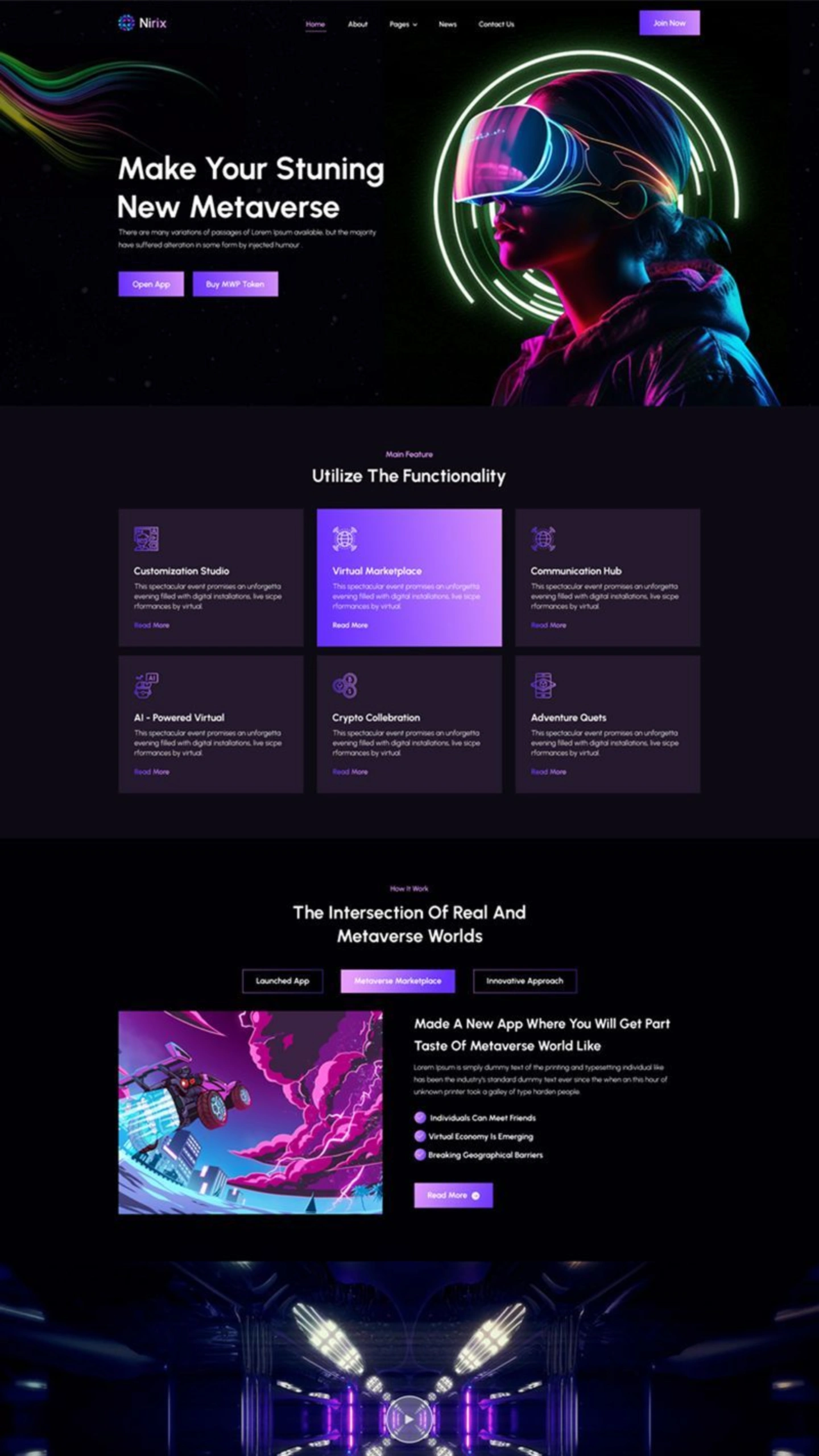 Metaverse UI Design